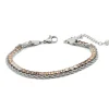 Armbånd, ombrè grey S