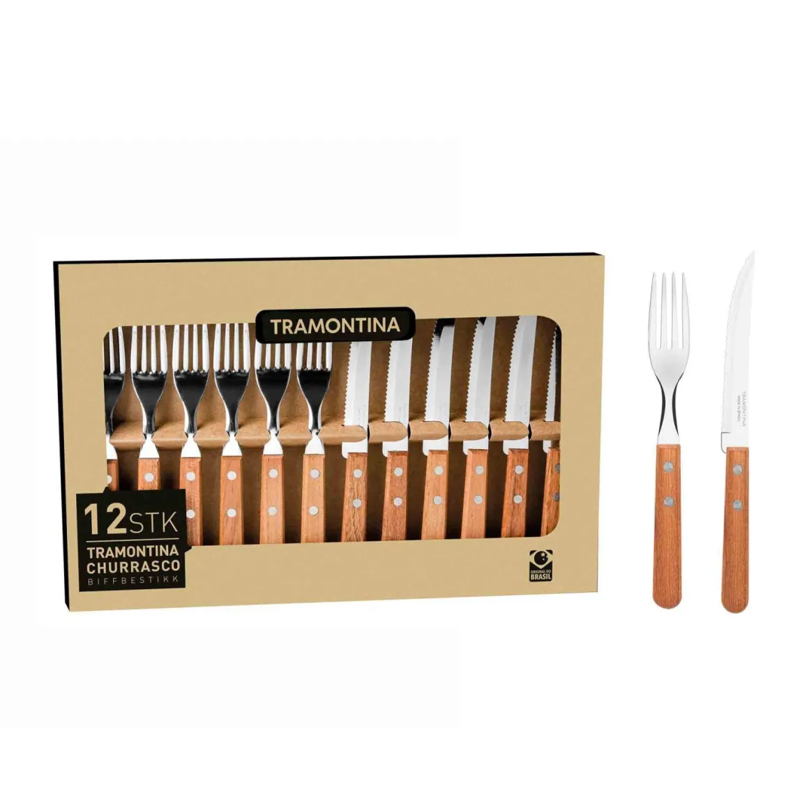 Biffbestikk Tramontina 12 pk