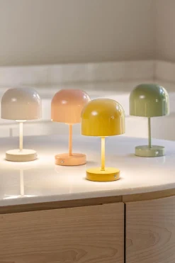 Bordlampe Napoli oppladbar 24 cm beige