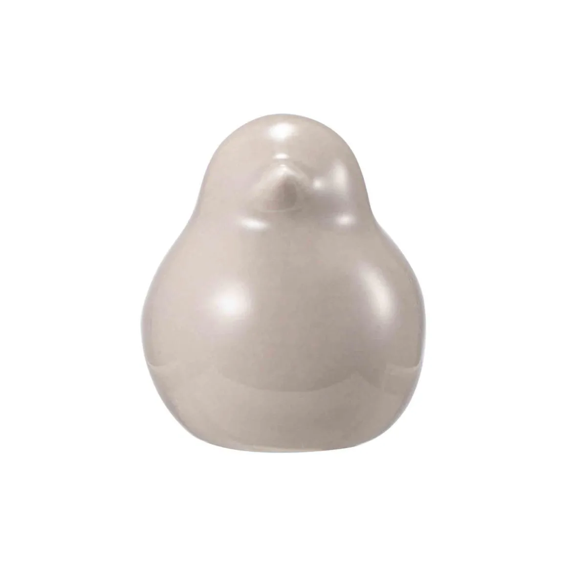 Fugl Lily 7 cm beige