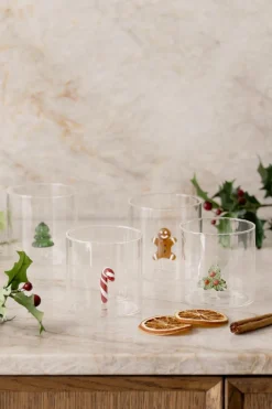 Glass Christmas 2pk