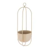 Hengepotte Singel 45 cm beige