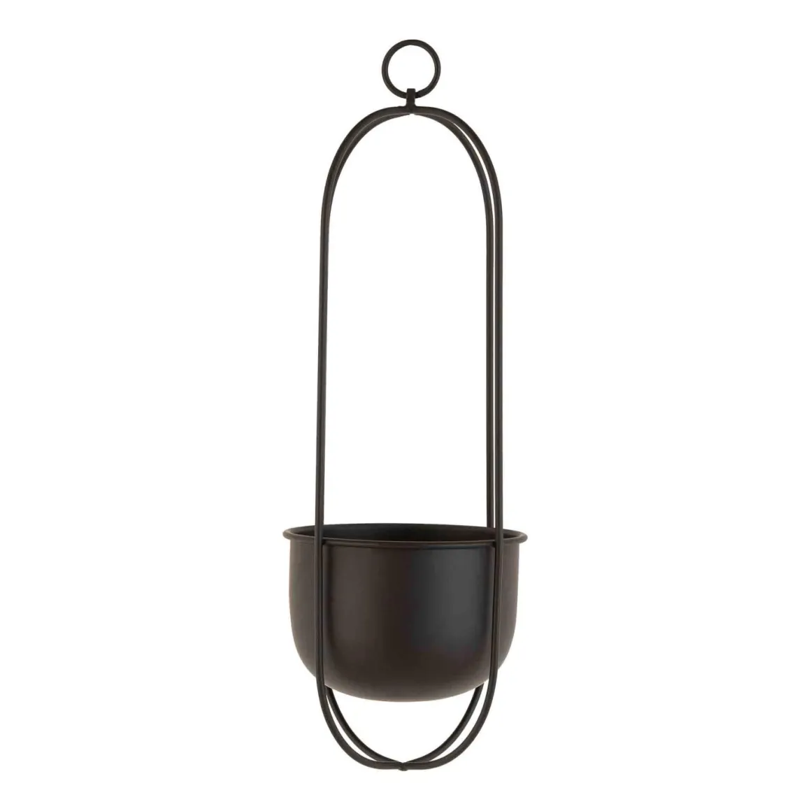 Hengepotte Singel 45 cm sort