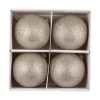 Julekule Glitter 4 pack Gull