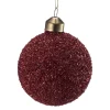 Julekule glitter perle