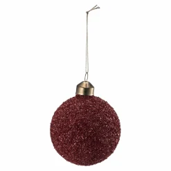 Julekule glitter perle