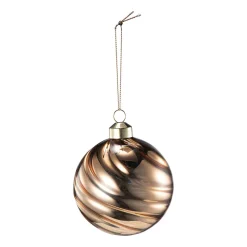 Julekule Swirl gull