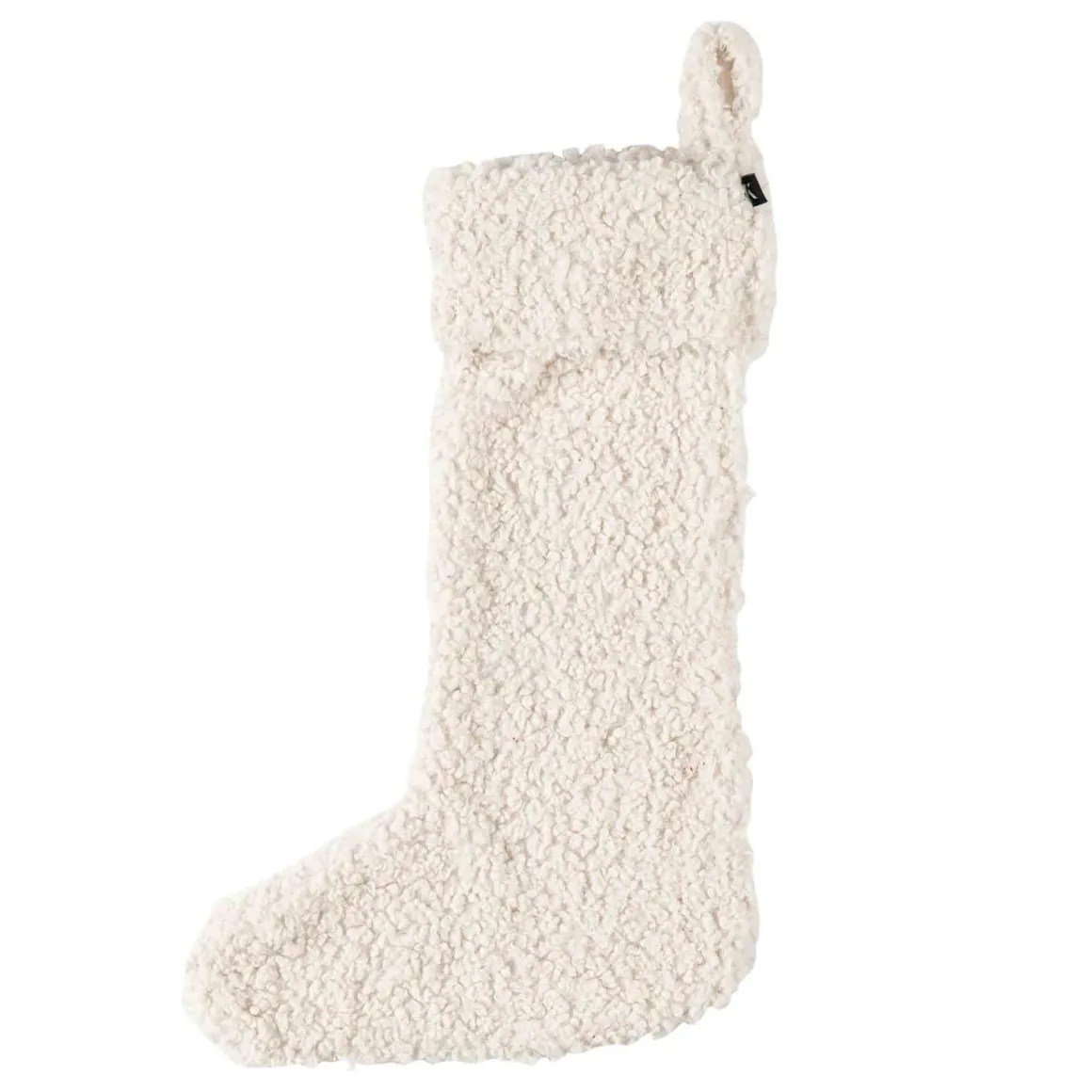 Julestrømpe Teddy offwhite