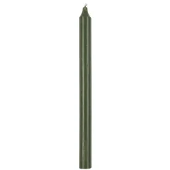 Kronelys 27cm oliven