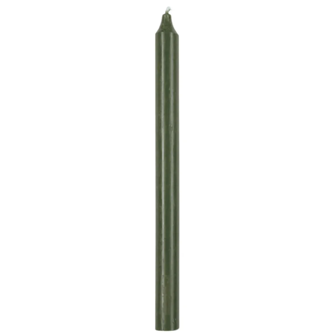 Kronelys 27cm oliven