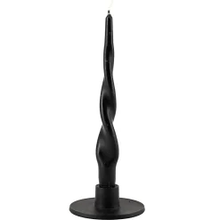 Kronelysestake lana sort 10 cm