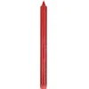 Kronelys 100% stearin 27,5 cm rød