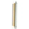 Kronelys 100% stearin, 2 pk Stripe