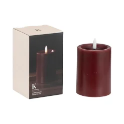 Kubbelys LED 10cm bordeaux