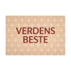 Liggende kort Verdens beste rosa