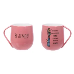 Lykketegning - Bestemor Krus 40 cl rosa