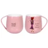 Lykkketegning - Tro Krus 40 cl rosa