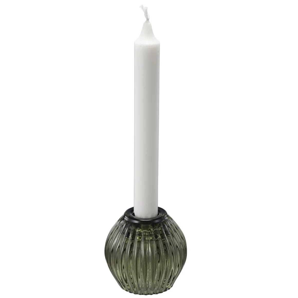 Lysestake Kombi Rille 7 cm grønn