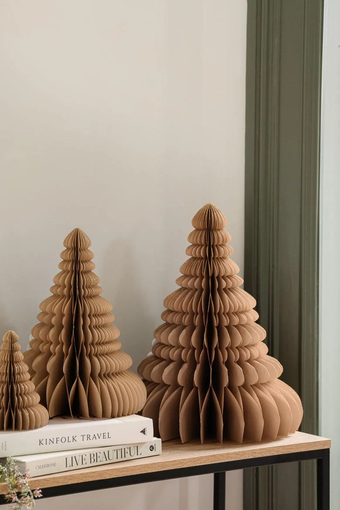 Papirtre 15cm beige
