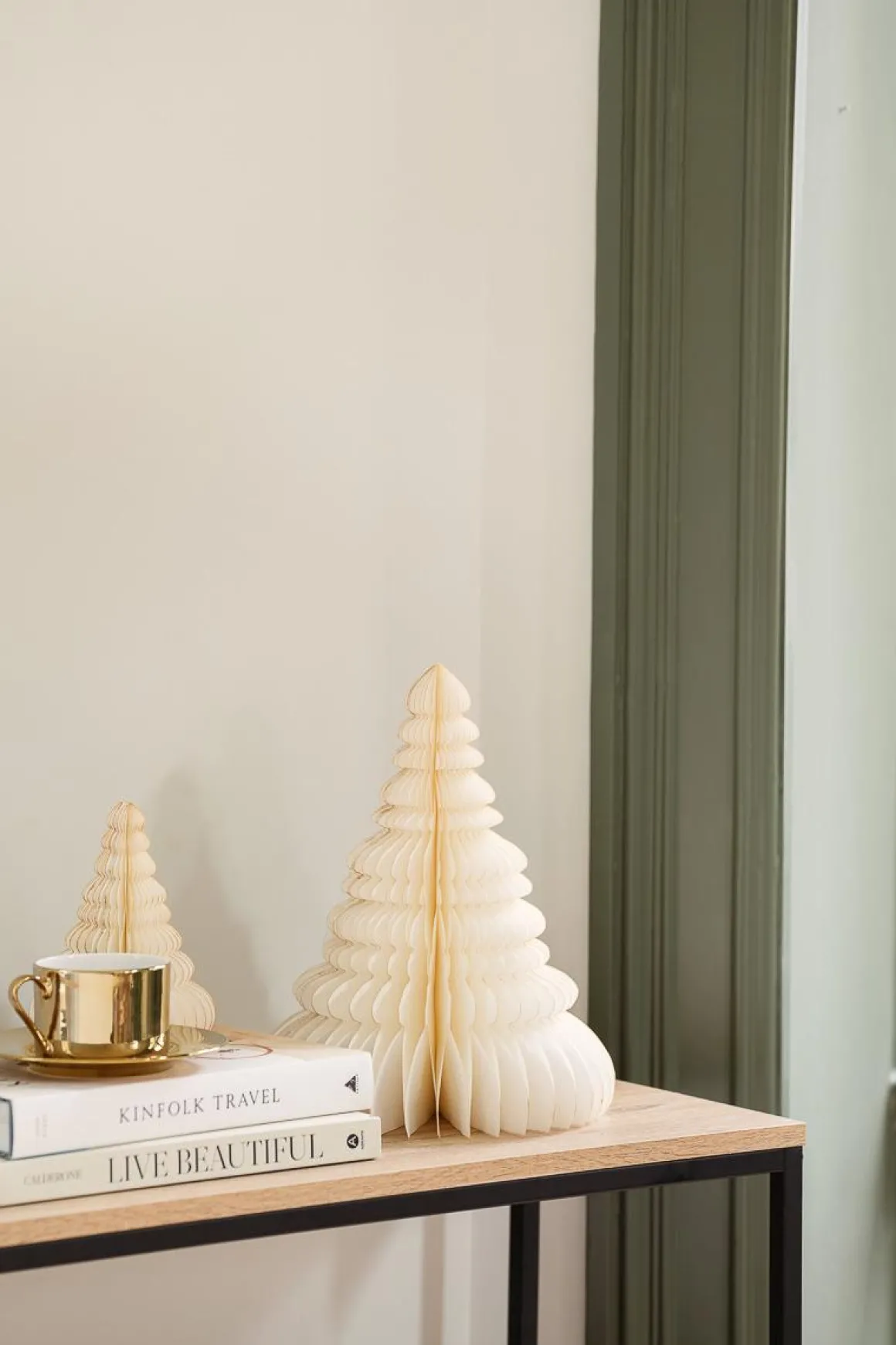 Papirtre 30cm creme