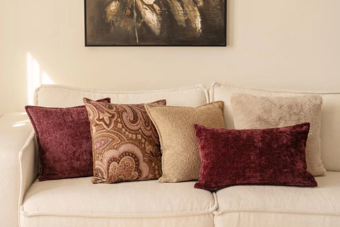Putetrekk Bianca 40x60cm bordeaux