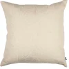 Putetrekk Gren brodert 48x48cm offwhite