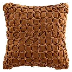 Putetrekk velur Sassari 48x48cm brun