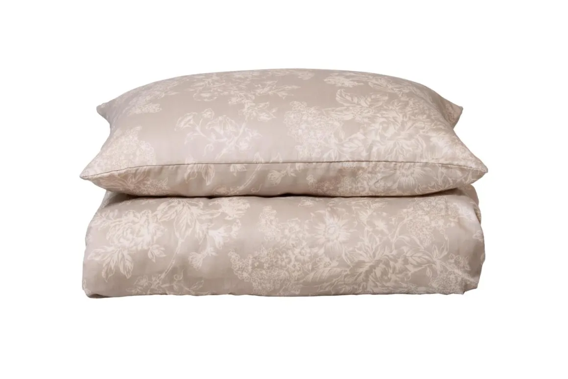 Sengesett Amalia Sateng 140x200 cm, beige