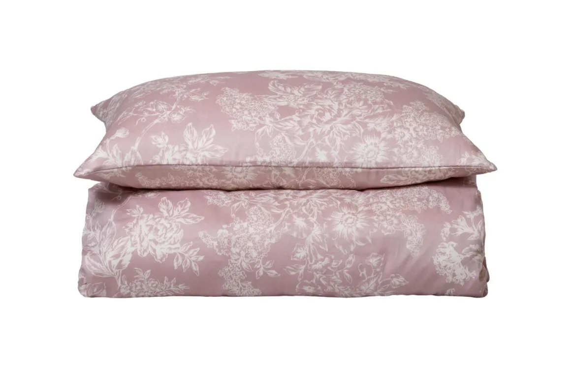Sengesett Amalia Sateng 140x200 cm, rosa