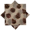 Serviett Kongle beige
