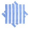 Serviett Stripe lyseblå