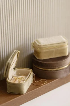 Smykkeskrin Mona 8,5 cm beige
