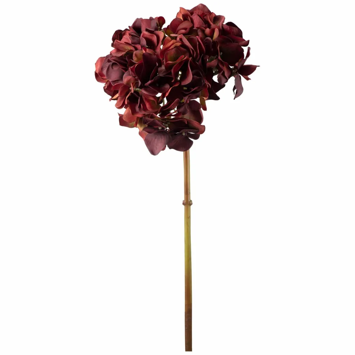 Stilkblomst Hortensia 52cm Burgunder