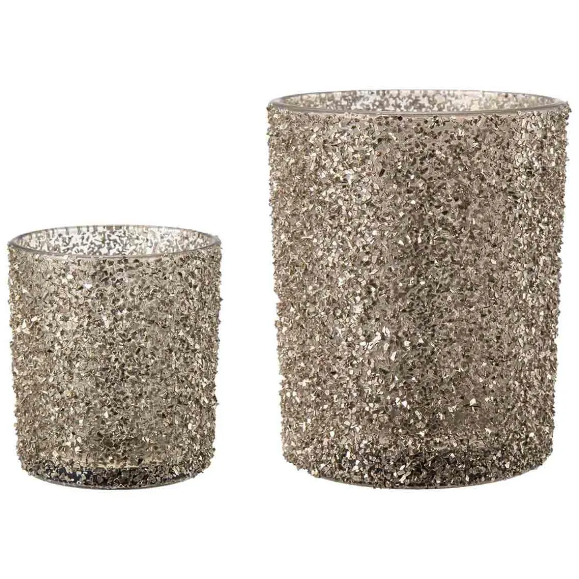 Telysholder Glitter Gull 12,5cm