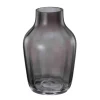Vase Markblomst 15 cm grå