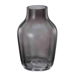 Vase Markblomst 15 cm grå